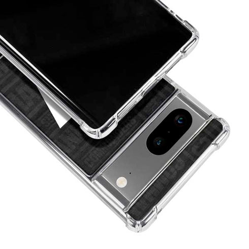 NFL Washington Commanders Black and White Google Pixel 7a Clear Case